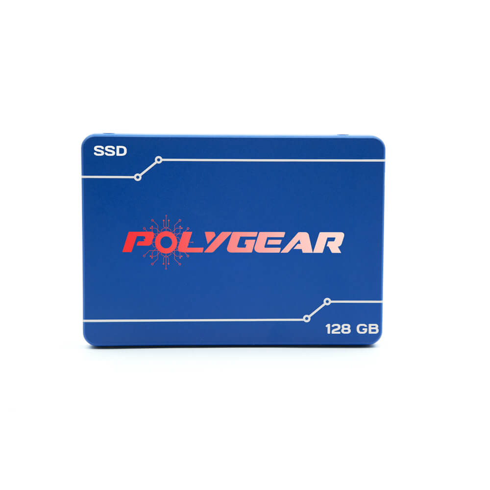 Polygear 128GB SSD Internal Solid State Hard Drive 2.5-inch SATA III for Desktop and
Laptop (PHOENIX BLUE, 128GB)