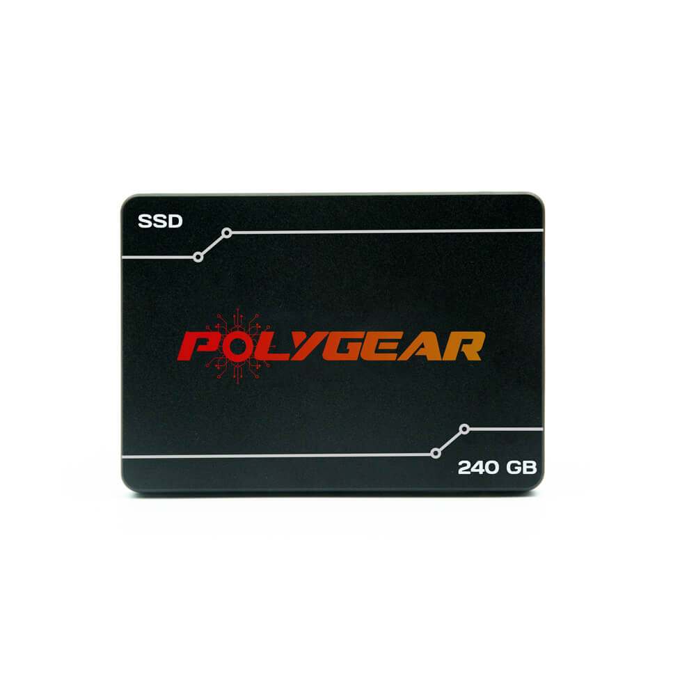 Polygear 240GB SSD Internal Solid State Hard Drive 2.5-inch SATA III for Desktop and
Laptop (PHOENIX BLACK, 240GB)