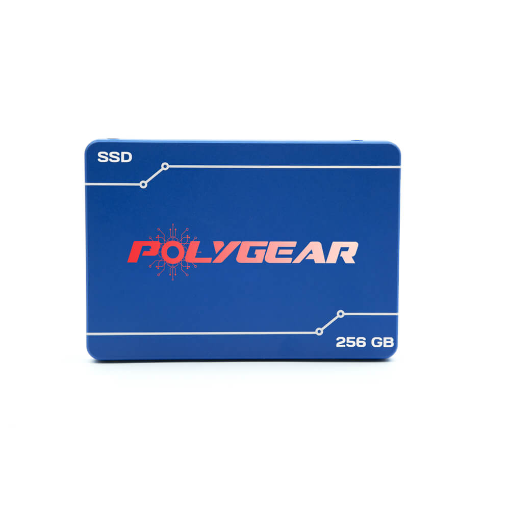 Polygear 256GB SSD Internal Solid State Hard Drive 2.5-inch SATA III for Desktop and
Laptop (PHOENIX BLUE, 256GB)