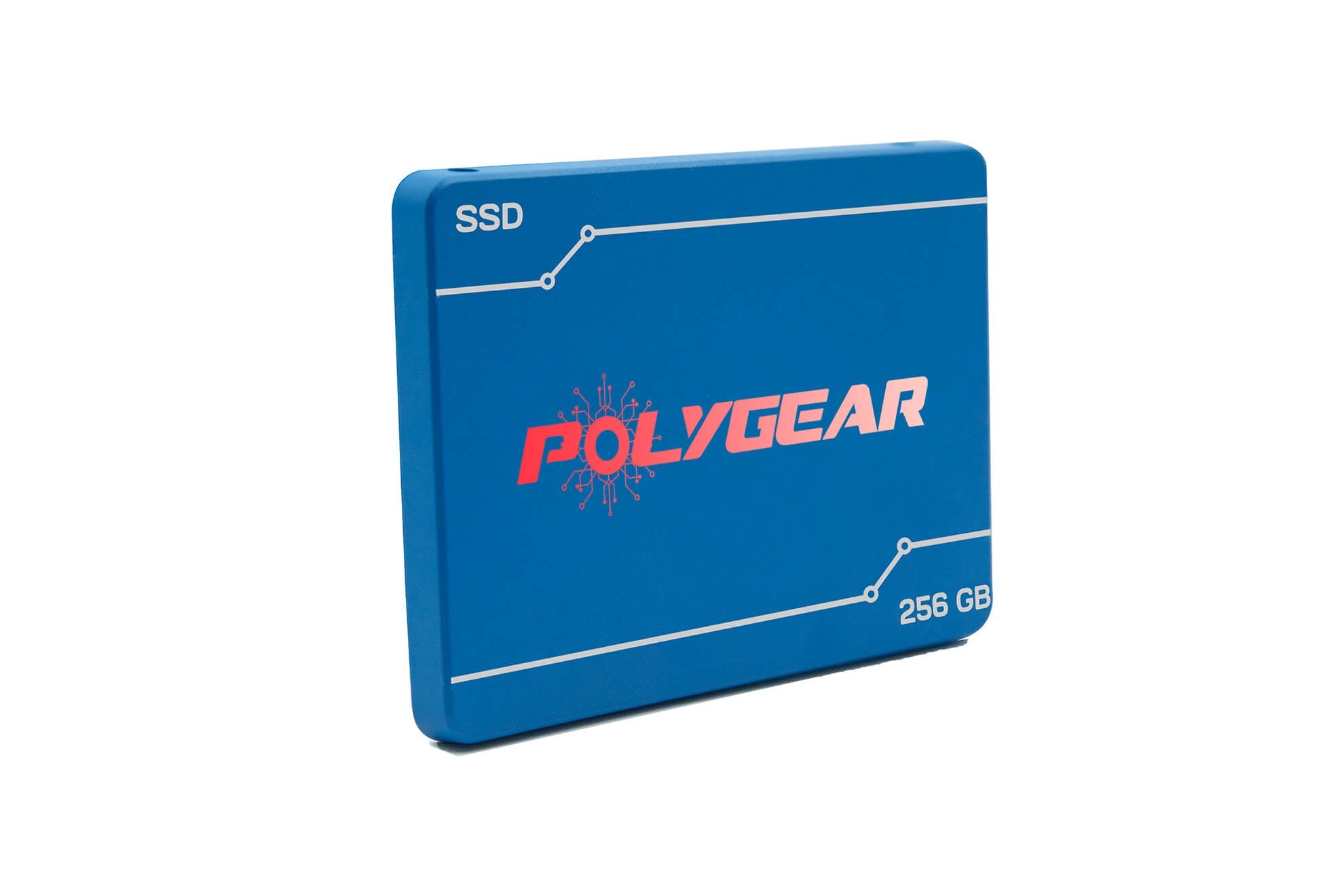Polygear 256GB SSD Internal Solid State Hard Drive 2.5-inch SATA III for Desktop and
Laptop (PHOENIX BLUE, 256GB)