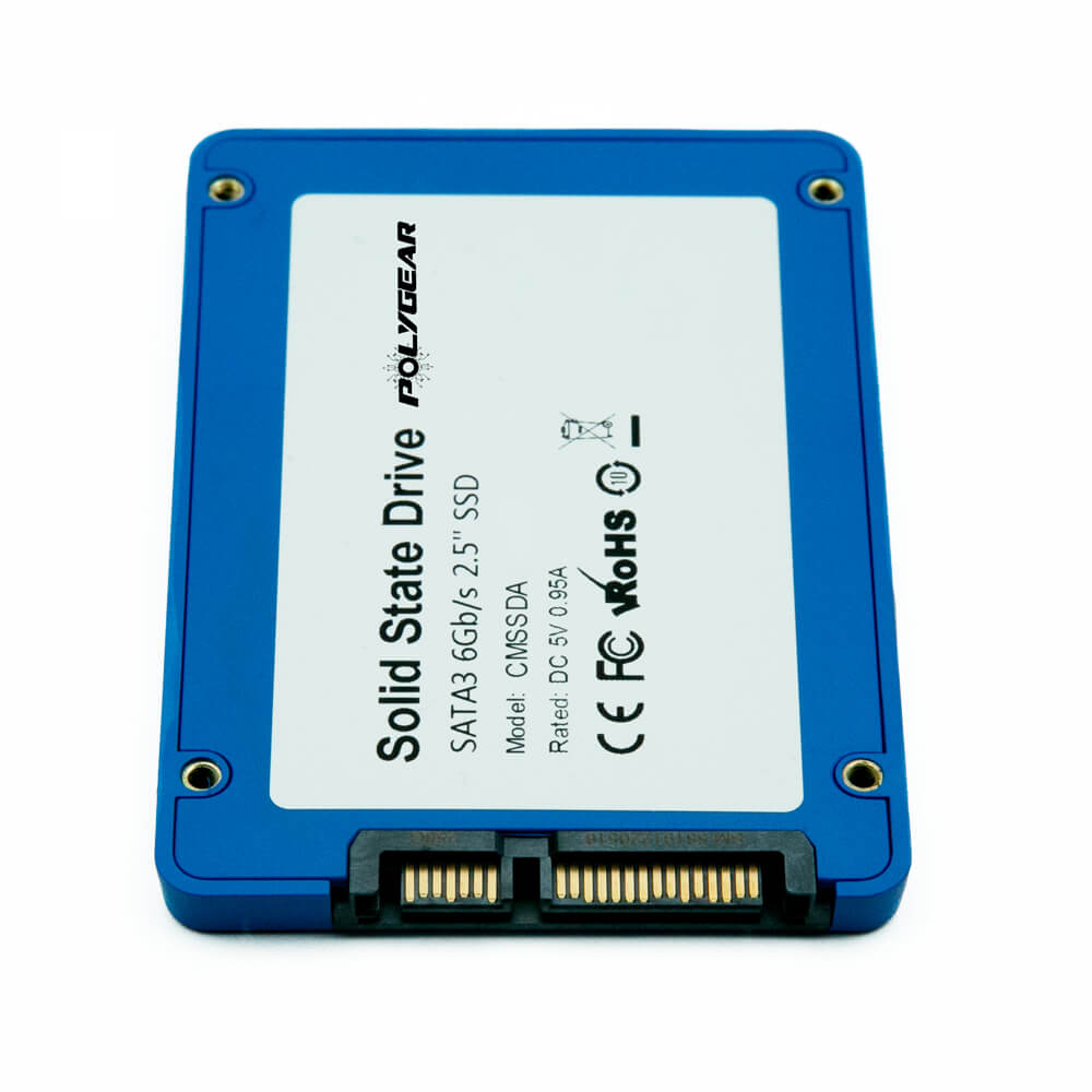 Polygear 256GB SSD Internal Solid State Hard Drive 2.5-inch SATA III for Desktop and
Laptop (PHOENIX BLUE, 256GB)