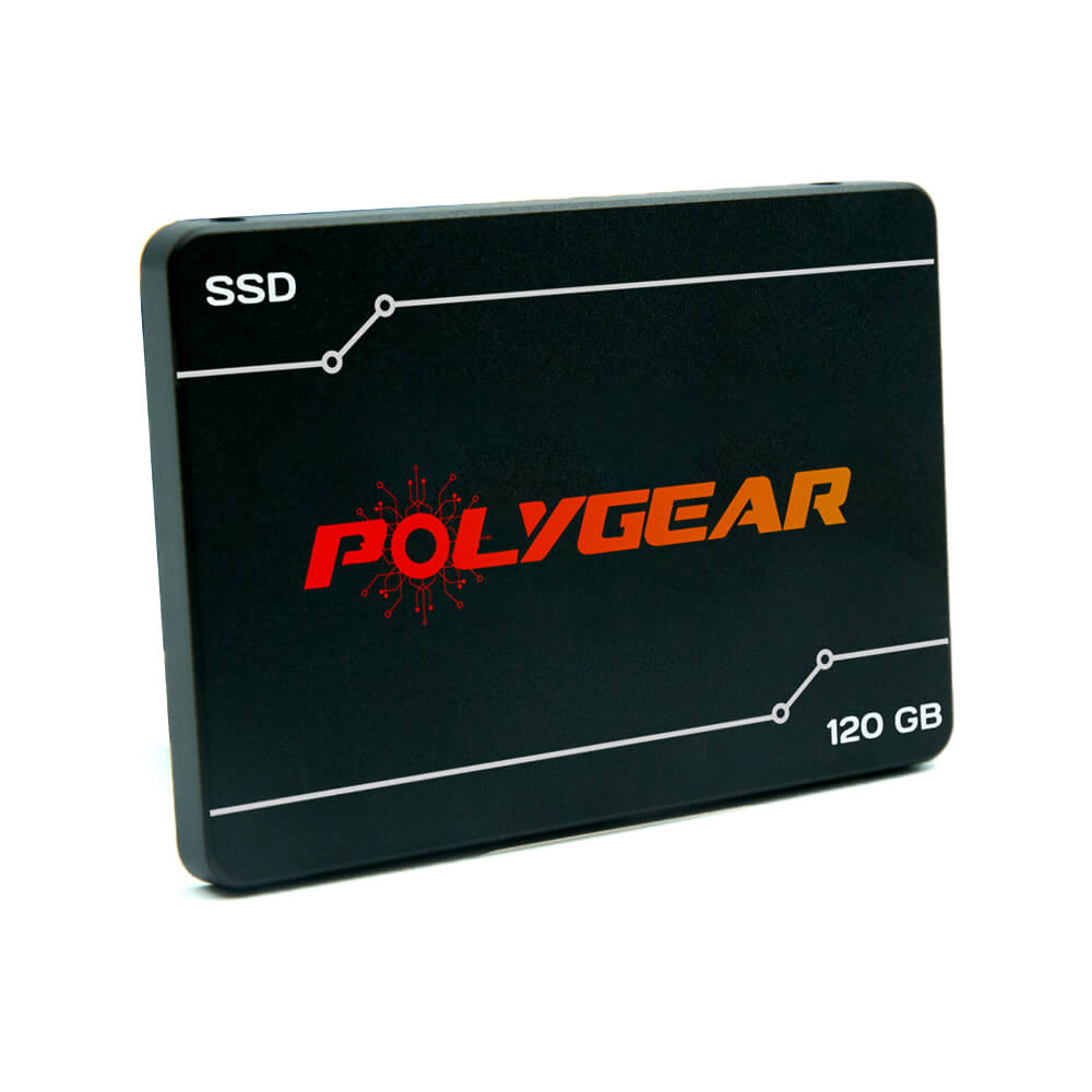 Polygear 120GB SSD Internal Solid State Hard Drive 2.5-inch SATA III for Desktop and
Laptop (PHOENIX BLACK, 120GB)